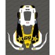 Sticker Rockstar edition - Robot mower Husqvarna AUTOMOWER PRO 520/550-idgrafix