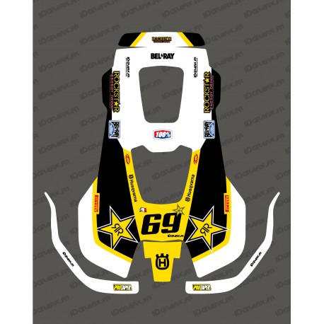 Sticker Rockstar edition - Robot mower Husqvarna AUTOMOWER PRO 520/550-idgrafix