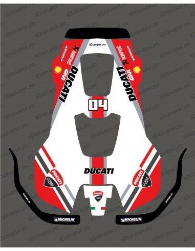 Aufkleber Ducati Edition - Mähroboter Husqvarna AUTOMOWER PRO 520/550