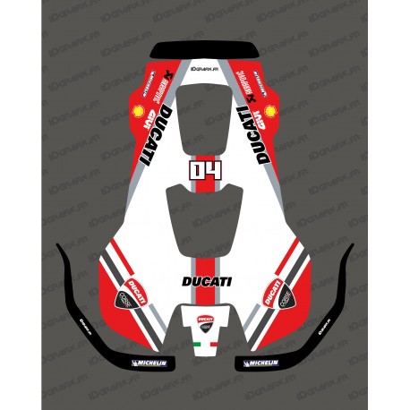 Sticker Ducati edition - Robot mower Husqvarna AUTOMOWER PRO 520/550-idgrafix