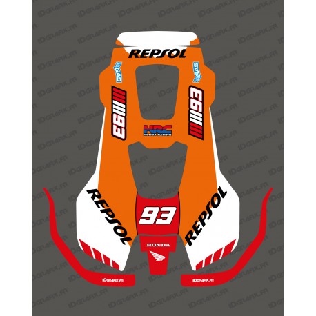 Sticker Marquez GP edition - Robot mower Husqvarna AUTOMOWER PRO 520/550-idgrafix