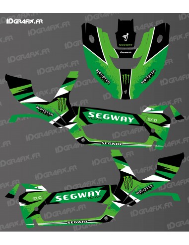 Kit décoration Monster Edition (Vert) - Idgrafix - Segway Villain SX10