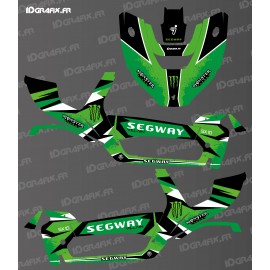 Kit de decoración Monster Edition (Verde) - Idgrafix - Segway Villain SX10 -idgrafix