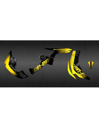 Kit décoration BRP Yellow Edition Full (Jaune) - IDgrafix - Can Am Renegade