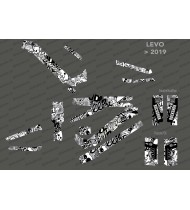 Kit deco Bomb Edition Full (Black/White) - Specialized Levo (after 2019)