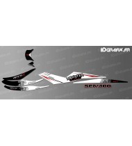 Kit décoration Monster Edition (Rouge) pour Seadoo RXT 215-255
