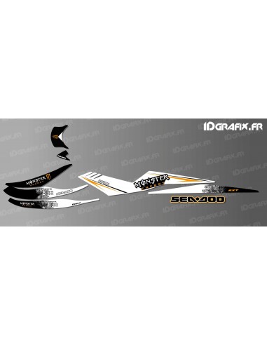 Kit de decoración Monster Edition (Naranja) para Seadoo RXT 215-255