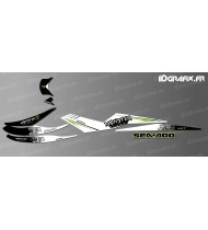 Kit décoration Monster Edition (Vert) pour Seadoo RXT 215-255