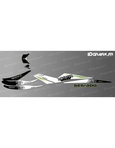 Kit de decoració Monster Edition (verd) per a Seadoo RXT 215-255 -idgrafix