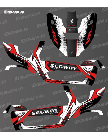 Kit de decoración Factory Edition (Rojo) - Idgrafix - Segway Villain SX10