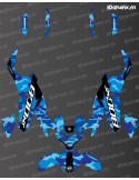 Kit deco Camo Edition (blau) - CF MOTO MT 800