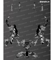 Camo Edition graphic kit (grey) - CF MOTO MT 800