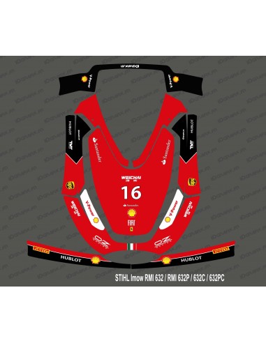 Sticker Scuderia F1 Edition - Robot de tonte Stihl Imow 632