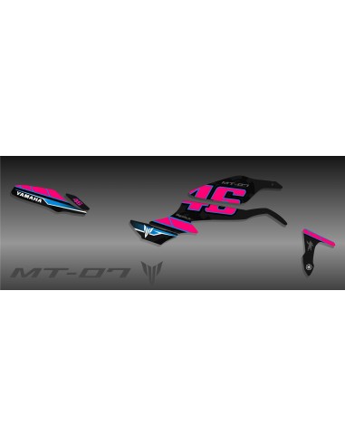 Kit décoration GP 46 Edition (Rose) - IDgrafix - Yamaha MT-07