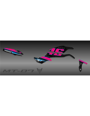 Kit decoration GP 46 Edition (Pink) - IDgrafix - Yamaha MT-07