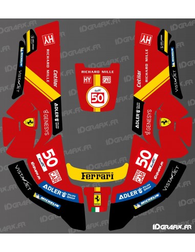 Sticker Scuderia Le Mans Edition - Husqvarna AUTOMOWER robotic lawnmower - Idgrafix