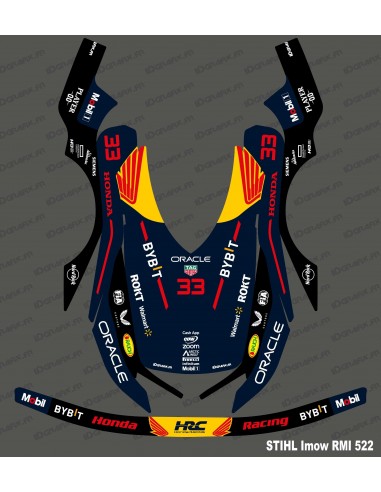 Adesivo Honda F1 Edition - Robot tagliaerba Stihl Imow 522