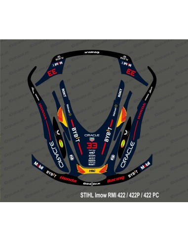 Honda F1 Edition Sticker - Stihl Imow 422 Robot Lawnmower
