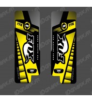 Pegatinas de protección de horquilla Fox 36 Edition (Amarillo)