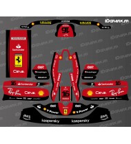 Graphic kit Ferrari F1 edition for Karting TonyKart M7-M8