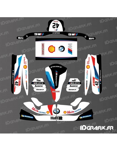 Kit gráfico BMW Racing Edition para Karting Tony Kart M4