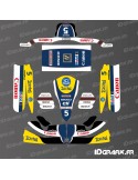 Williams Vintage Edition graphic kit for Karting Tony Kart M4