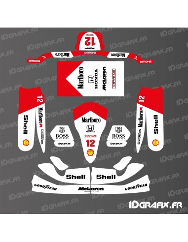 Kit déco McLaren Vintage Edition pour Karting Tony Kart M4