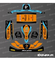 MCLaren F1 Edition Grafikkit für Karting Tony Kart M4
