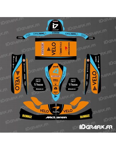 Kit gráfico MCLaren F1 Edition para Karting Tony Kart M4