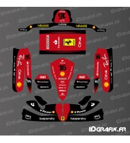 Kit gràfic Ferrari F1 Edition per Karting Tony Kart M4 -idgrafix