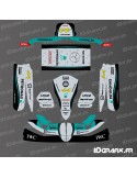 Mercedes F1 Edition Grafikkit für Karting Tony Kart M4
