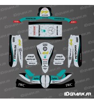 Mercedes F1 Edition Grafikkit für Karting Tony Kart M4
