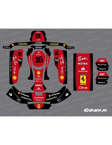 Kit gráfico Scuderia serie F1 para CRG Rotax 125 Karting