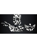 Kit de decoració Square Edition (Negre/Gris) - Idgrafix - Can Am Maverick X3