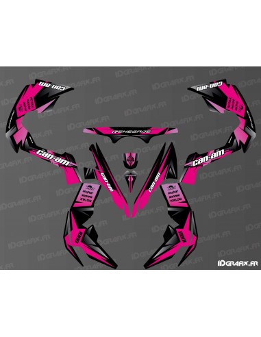 Waza Full decoration kit (Pink) - IDgrafix - Can Am Renegade