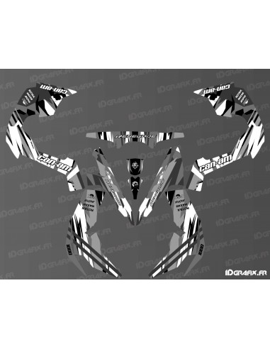 BJR Edition decoration kit (Grey) - IDgrafix - Can Am Renegade