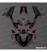 Kit di decorazioni Monster Edition (rosa) - IDgrafix - Segway Snarler AT6L