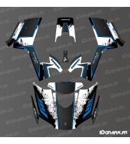 Carbon Edition decoration kit (Blue) - IDgrafix - Segway Snarler AT6L