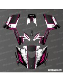 Carbon Edition-Dekorationsset (Pink) – IDgrafix – Segway Snarler AT6L