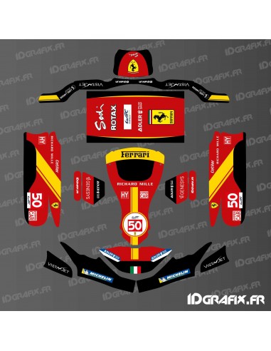 Kit déco Ferrari Le Mans Edition pour Karting SodiKart