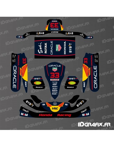 Kit gráfico Honda F1 Edition para Karting Tony Kart M4