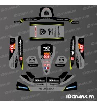 Peugeot 9X8 Le Mans Edition-Grafikkit für Karting Tony Kart M4