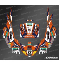 Monster Factory Edition decoration kit (Orange) - Idgrafix - Can Am Maverick X3