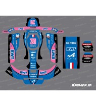 Kit grafiche serie Alpine F1 per CRG Rotax 125 Karting