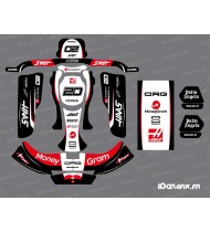 F1-series Hass graphic kit for CRG Rotax 125 Karting