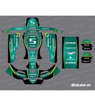 Aston Martin F1-series graphic kit for CRG Rotax 125 Karting
