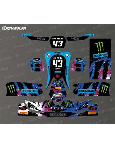 Ken Block Hoonigan deco kit for CRG Karting - SODI - KG 508