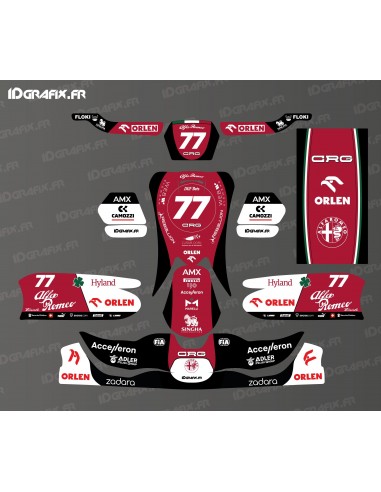 F1-series Alfa Romeo deco kit for CRG Karting - SODI - KG 508