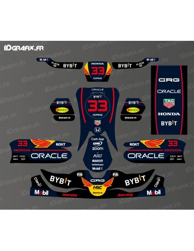 Kit déco F1-series Honda pour Karting CRG - SODI - KG 508