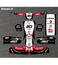 Kit decorativo Haas serie F1 para CRG Karting - SODI - KG 508